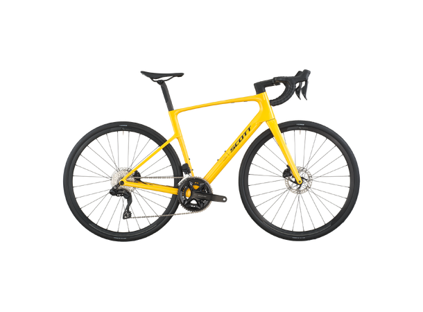 SCOTT Addict 40 Gul XXL Landeveissykkel i karbon 