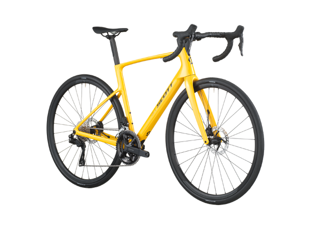 SCOTT Addict 40 Gul XXL Landeveissykkel i karbon 