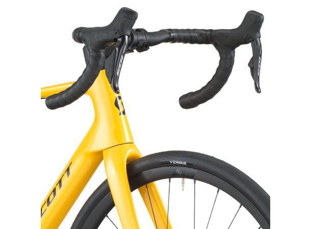 SCOTT Addict 40 Gul XXL Landeveissykkel i karbon 