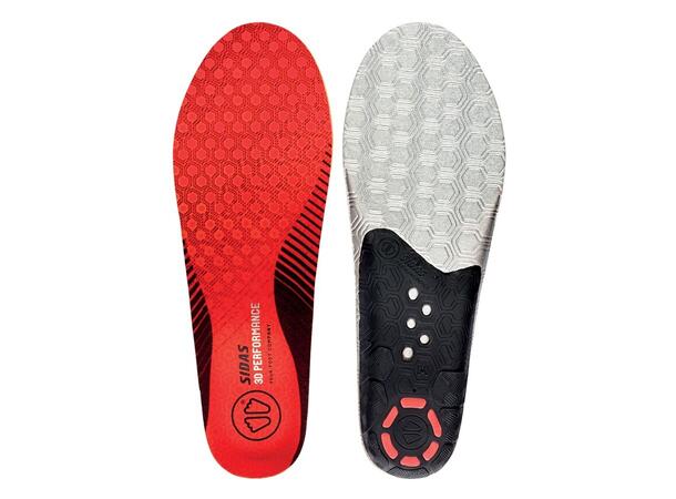 SIDAS 3D Winter Performance Rød XS Vinter såler 