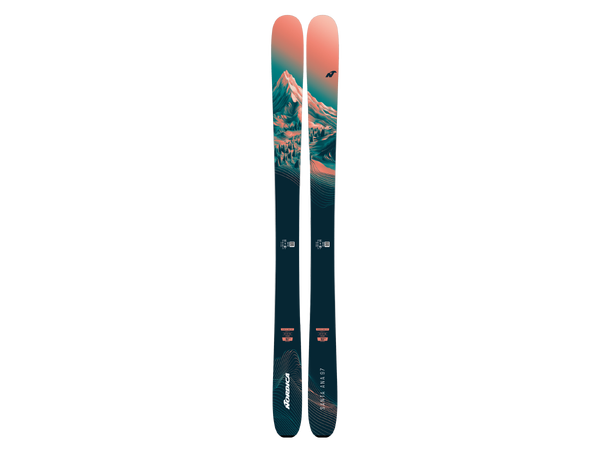 NORDICA Santa Ana 97 Oransje 150 Flat ski 