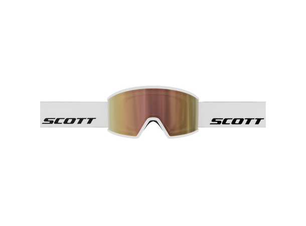 SCOTT Goggle Ambit LS Hvit AMP LS Cinnam on chrome S1-3 