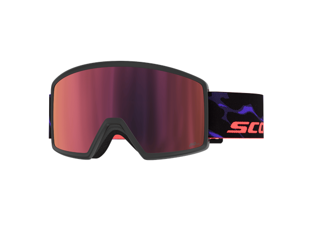 SCOTT Goggle Neo Sort/Lilla AMP red chrome S3 