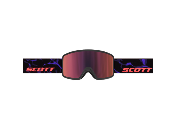 SCOTT Goggle Neo Sort/Lilla AMP red chrome S3 