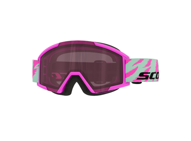 SCOTT Goggle Shield Jr. Rosa/Grønn RoseS2 