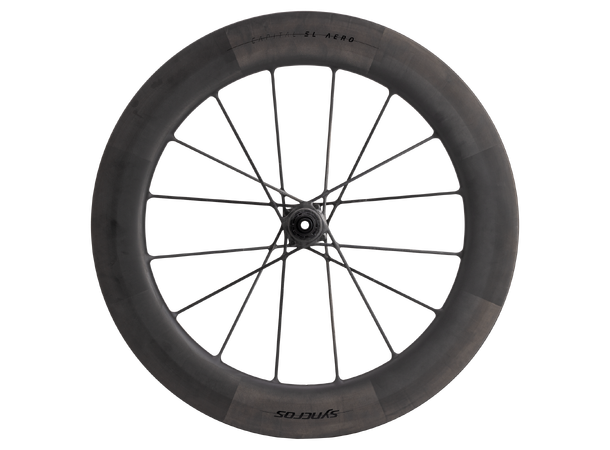SYNCROS Capital SL Aero Rear Wheel Hjul, Road 80mm - Black matt 