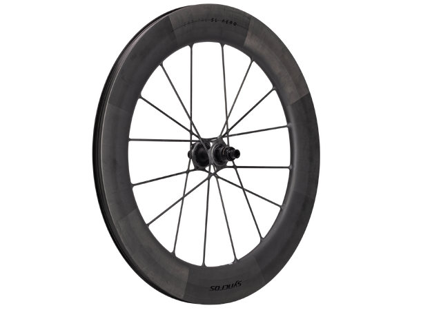 SYNCROS Capital SL Aero Rear Wheel Hjul, Road 80mm - Black matt 