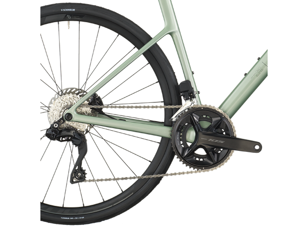 SCOTT Addict 40 Grønn XL Landeveissykkel i karbon 