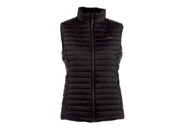 THERM-IC Heated vest women Sort S Heated vest with bluetooth cable 