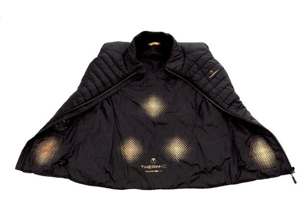 THERM-IC Heated vest women Sort S Heated vest with bluetooth cable 