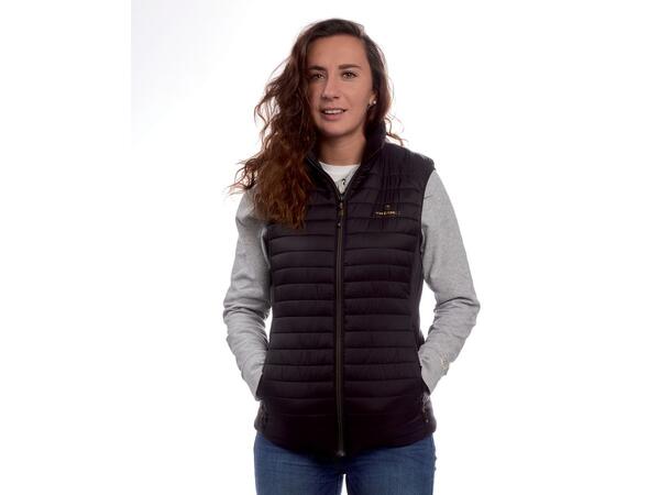 THERM-IC Heated vest women Sort S Heated vest with bluetooth cable 