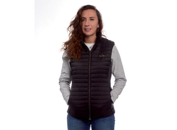 THERM-IC Heated vest women Sort S Heated vest with bluetooth cable 