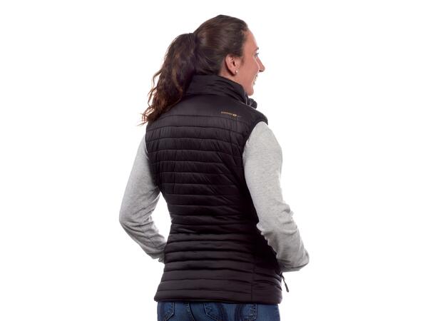 THERM-IC Heated vest women Sort S Heated vest with bluetooth cable 