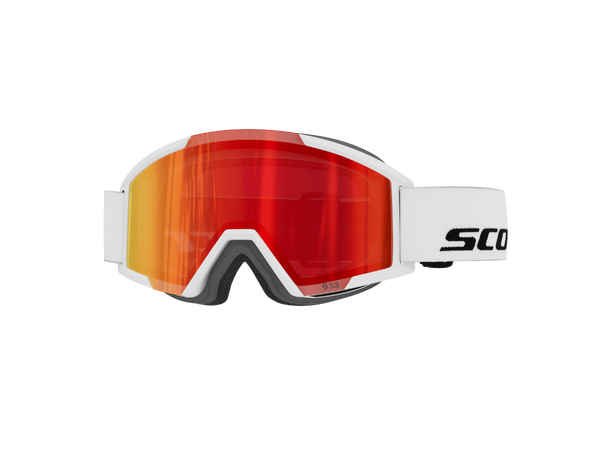 SCOTT Goggle Shield Pro Jr. Hvit Red chrome S3 