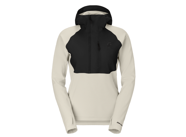 SCOTT Hoody Ws Defi Mid Pullo Sor/Bei XS Hettegenser 