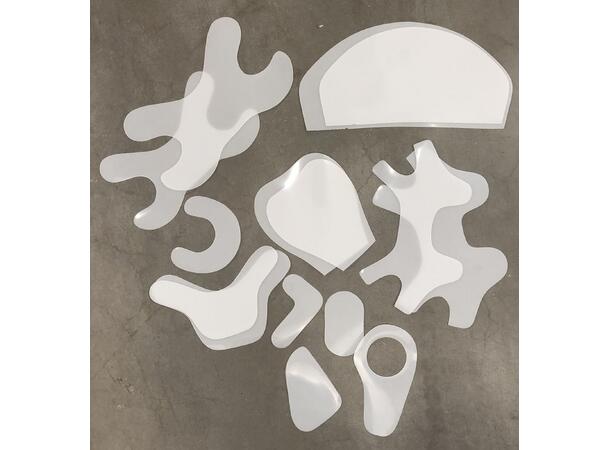 SIDAS HTP TEMPLATE Hvit Boot and shoe fitting (15 pcs) 