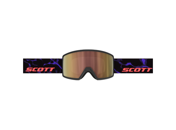 SCOTT Goggle Neo LS Sort/Lilla AMP LS Cinnamon chrome S1-3 