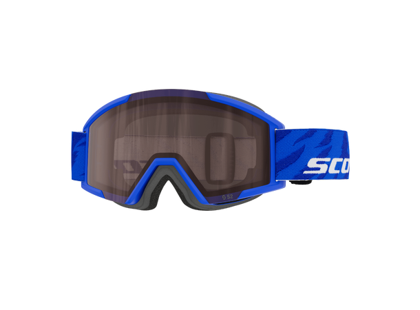 SCOTT Goggle Shield Pro Jr. Blå/Hvit Silver chrome S2 