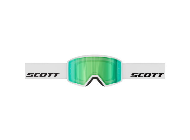 SCOTT Goggle Trace Pro Hvit Green chrome S2 