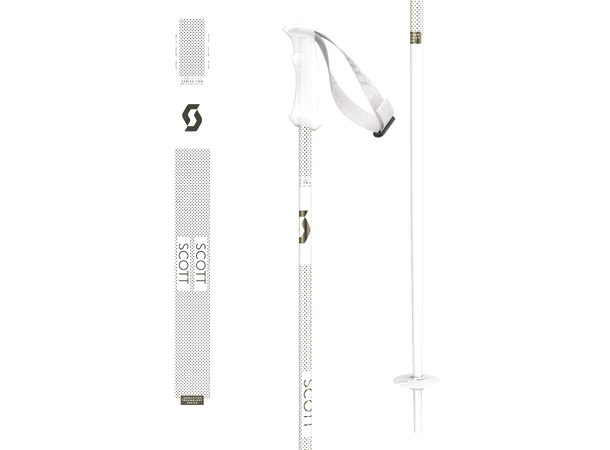 SCOTT Pole Koko Hvit 105 All mountain alpinstav 