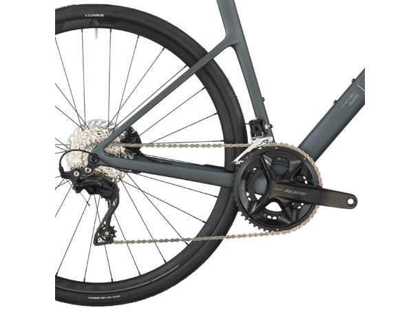 SCOTT Addict 50 Grå XS Landeveissykkel i karbon 