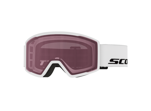 SCOTT Goggle Trace Hvit Rose S2 