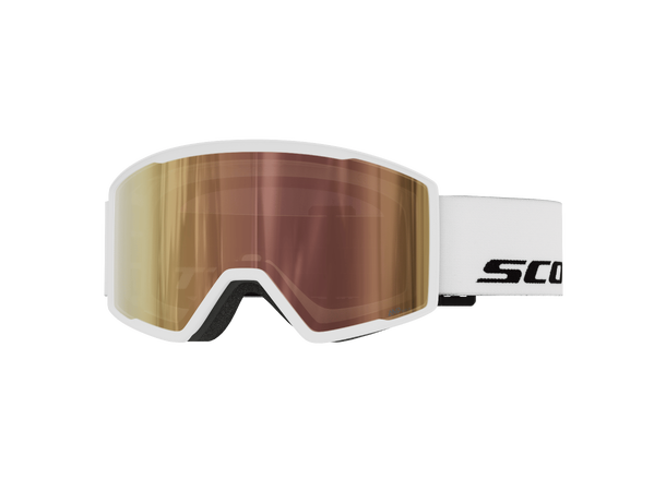 SCOTT Goggle Trace Pro LS Hvit AMP LS cinnamon chrome S1-3 