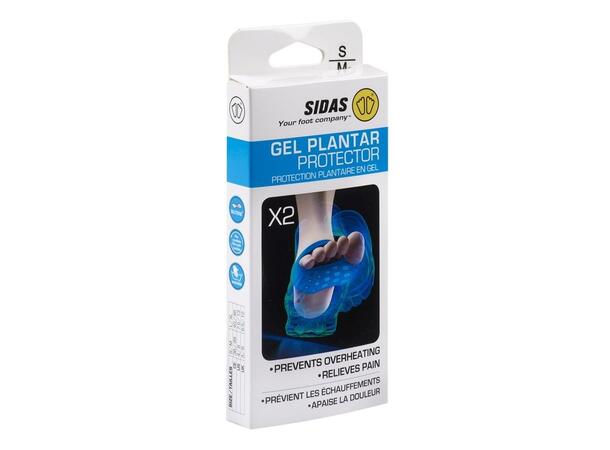 SIDAS GEL PLANTAR PROTECTOR Blå S/M Gel plantar-beskyttere 