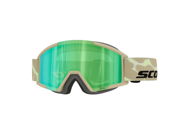 SCOTT Goggle Shield Pro Jr. Beige green chrome S2 