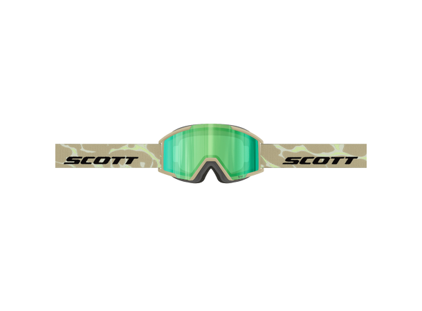 SCOTT Goggle Shield Pro Jr. Beige green chrome S2 