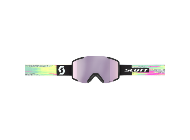 SCOTT Goggle Shield Sort/Gul AMP lavender chrome S3 