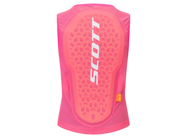 SCOTT Vest Airflow Jr. Rosa XS Ryggbeskyttelse 