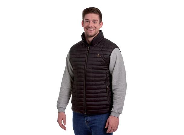 THERM-IC Heated Vest Men Sort S Heated vest with bluetooth cable men 