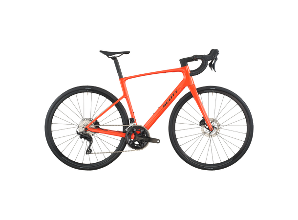 SCOTT Addict 50 Oransje XS Landeveissykkel i karbon 