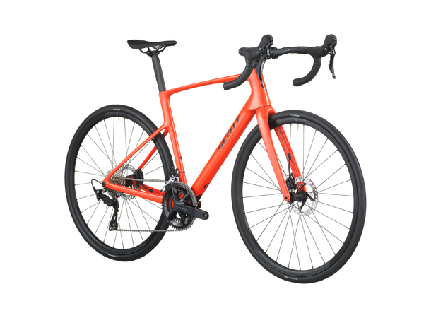 SCOTT Addict 50 Oransje XS Landeveissykkel i karbon 