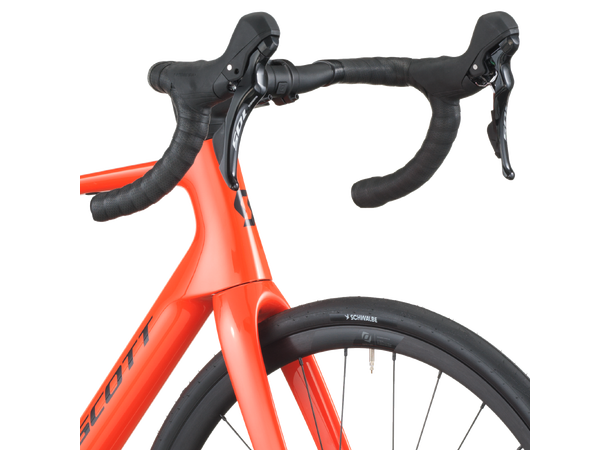 SCOTT Addict 50 Oransje XS Landeveissykkel i karbon 