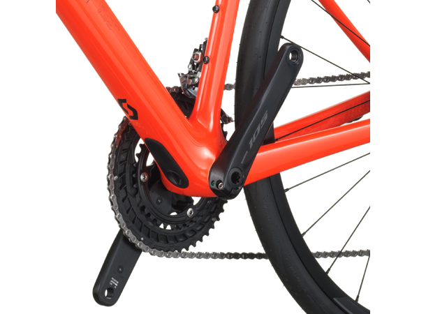 SCOTT Addict 50 Oransje XS Landeveissykkel i karbon 