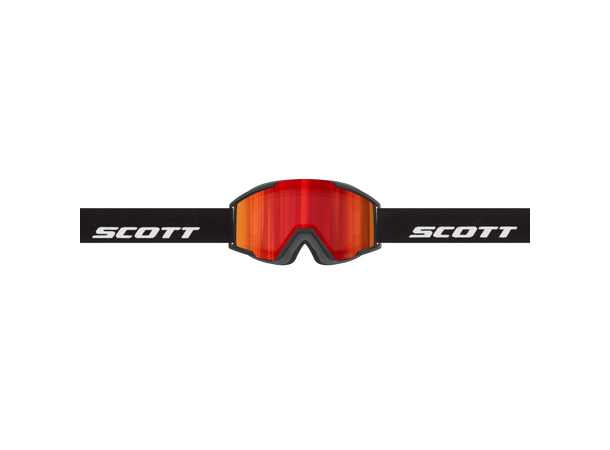 SCOTT Goggle Shield Pro Jr. Sort Red chrome S3 