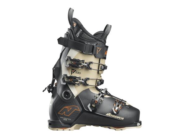 NORDICA Unlimited 130 Dyn Sort/Sand 225 High Performance Alpinstøvel 