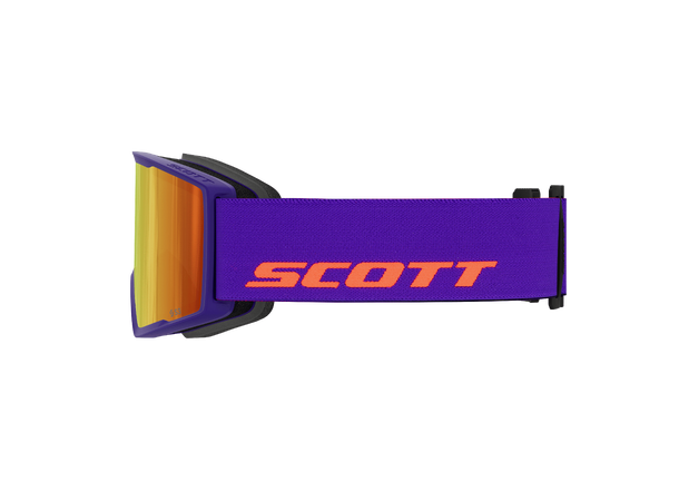 SCOTT Goggle Trace Pro Lilla/Oransje Red chrome S3 