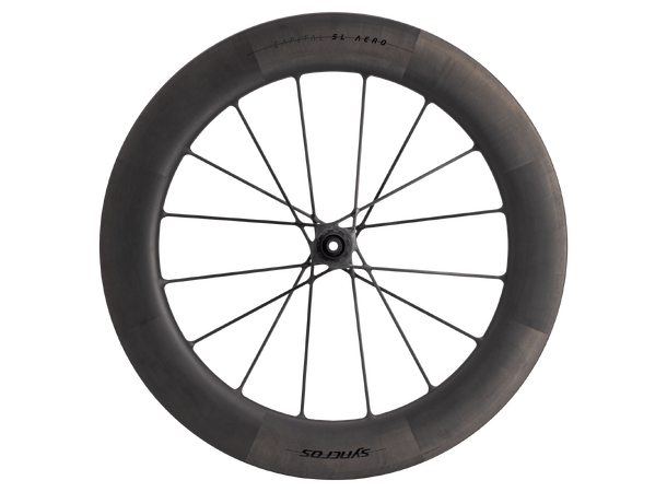 SYNCROS Capital SL Aero Front Wheel Hjul, Road 80mm - matt black 