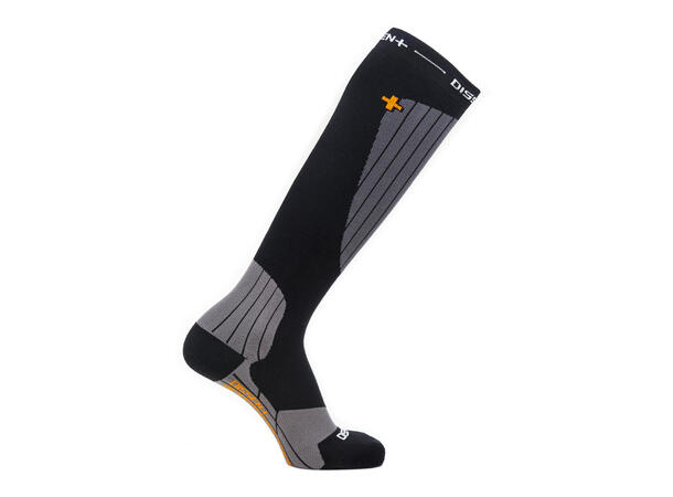 THERM-IC GFX Genuflex Sort XS Sokker - kompresjon 